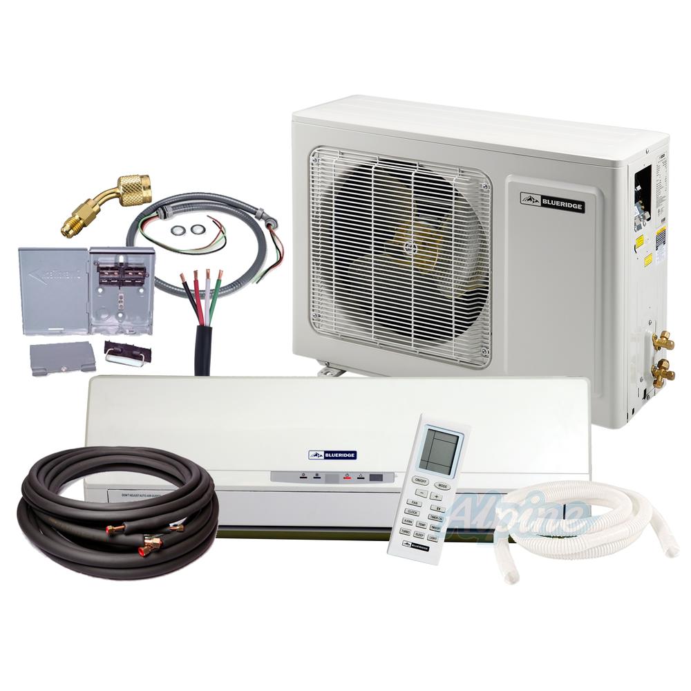 Blueridge BMKH09 22YN4GA KIT 9 000 BTU 75 Ton 22 SEER Ductless Mini